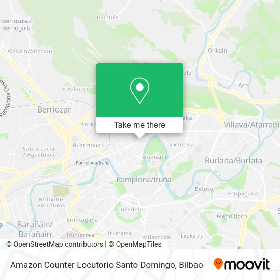 Amazon Counter-Locutorio Santo Domingo map