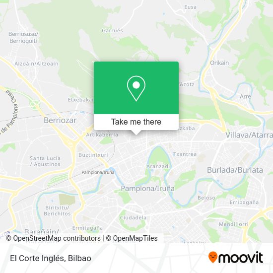 El Corte Inglés map