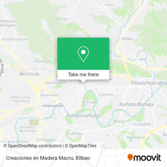 Creaciones en Madera Macru map
