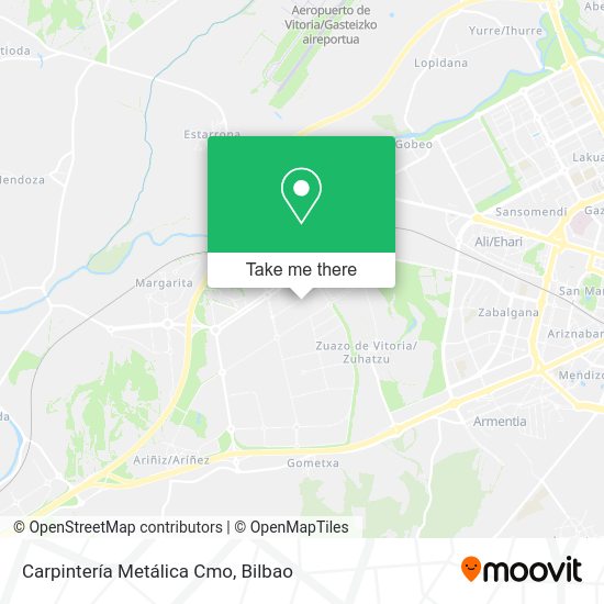 Carpintería Metálica Cmo map