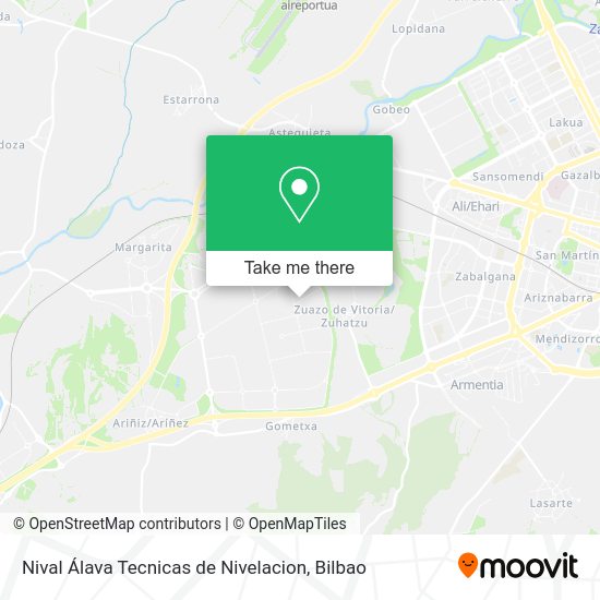 Nival Álava Tecnicas de Nivelacion map