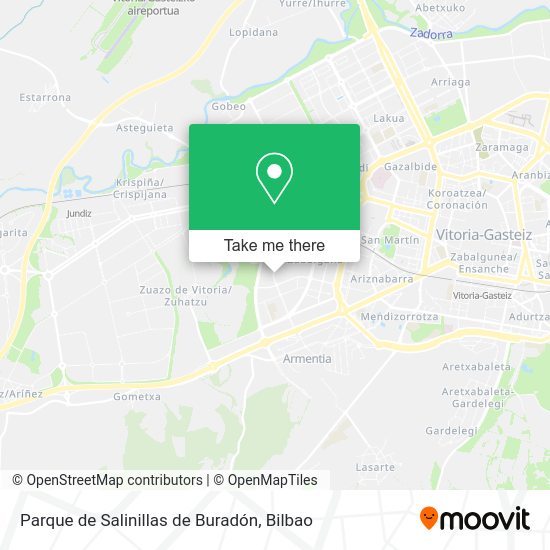 Parque de Salinillas de Buradón map