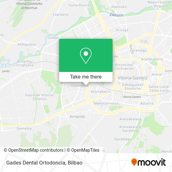Gades Dental Ortodoncia map