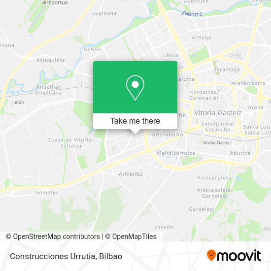 Construcciones Urrutia map
