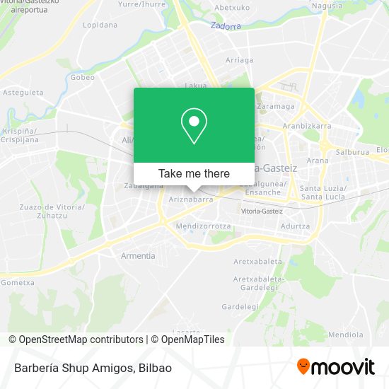 Barbería Shup Amigos map