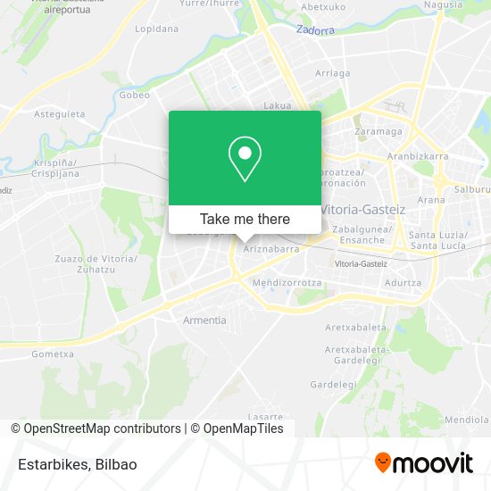 Estarbikes map