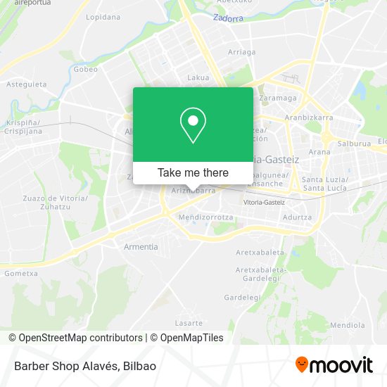 Barber Shop Alavés map