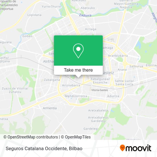 Seguros Catalana Occidente map
