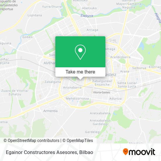 Egainor Constructores Asesores map