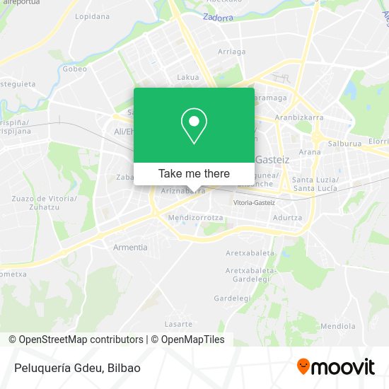 Peluquería Gdeu map