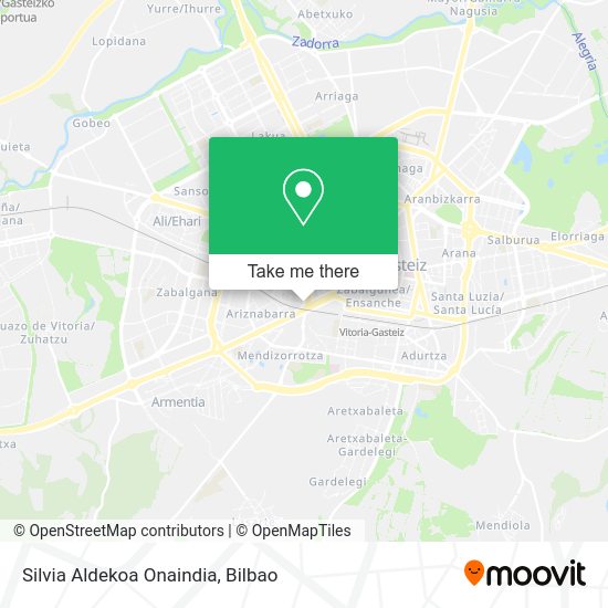 Silvia Aldekoa Onaindia map