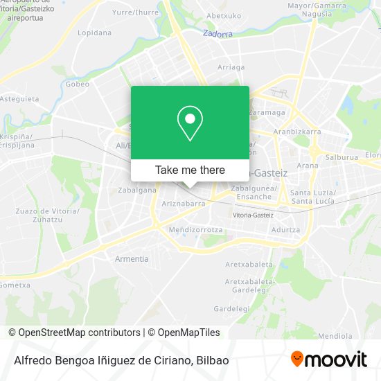 Alfredo Bengoa Iñiguez de Ciriano map