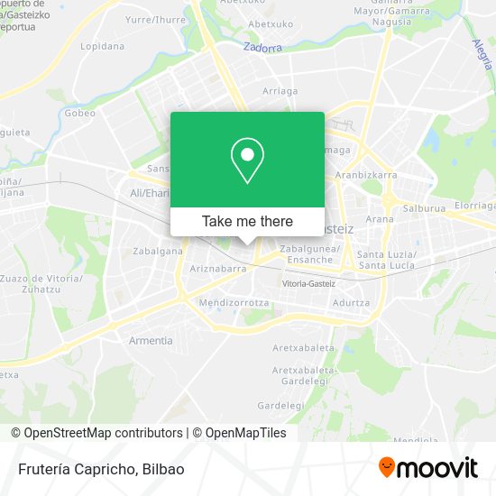Frutería Capricho map