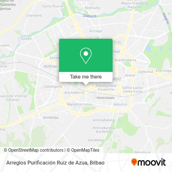 Arreglos Purificación Ruiz de Azua map