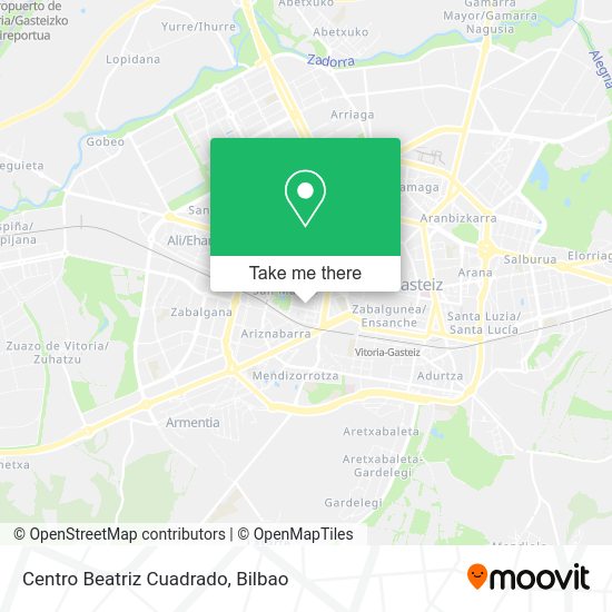 Centro Beatriz Cuadrado map