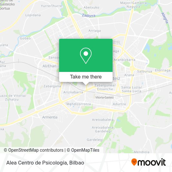 Alea Centro de Psicología map