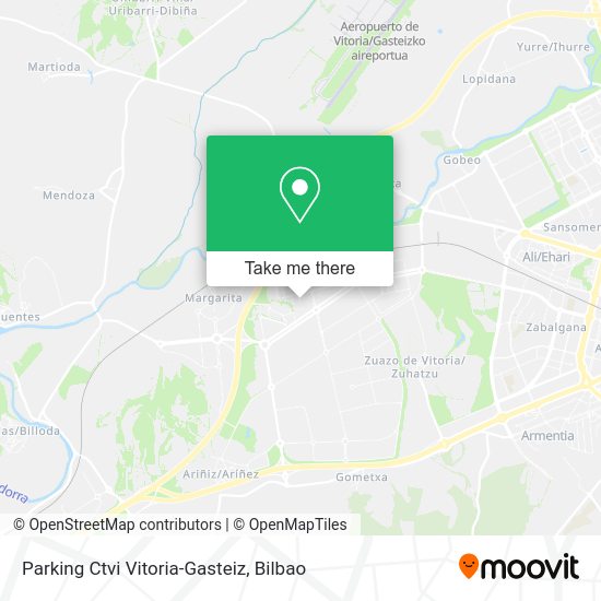 Parking Ctvi Vitoria-Gasteiz map