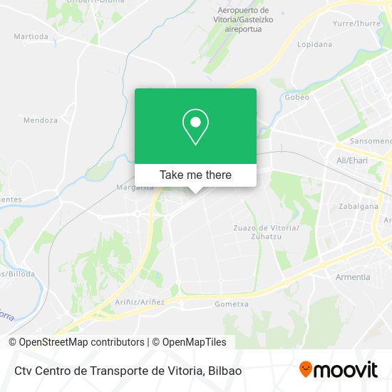 Ctv Centro de Transporte de Vitoria map