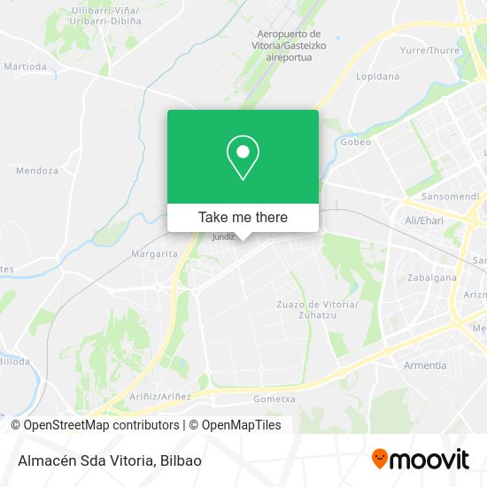 Almacén Sda Vitoria map