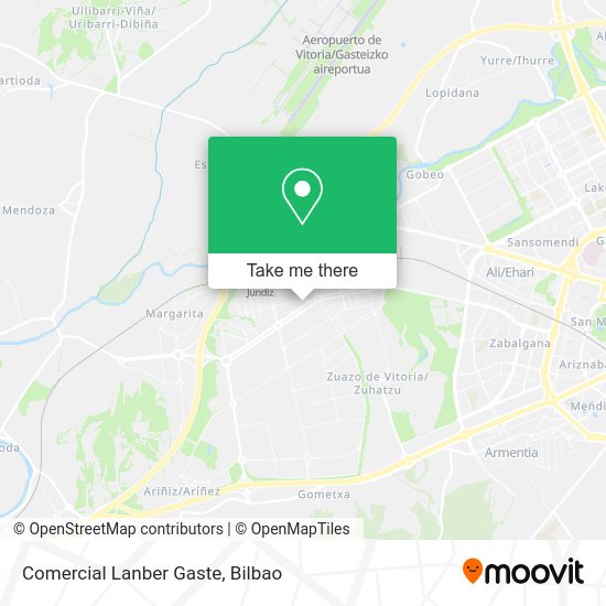 Comercial Lanber Gaste map