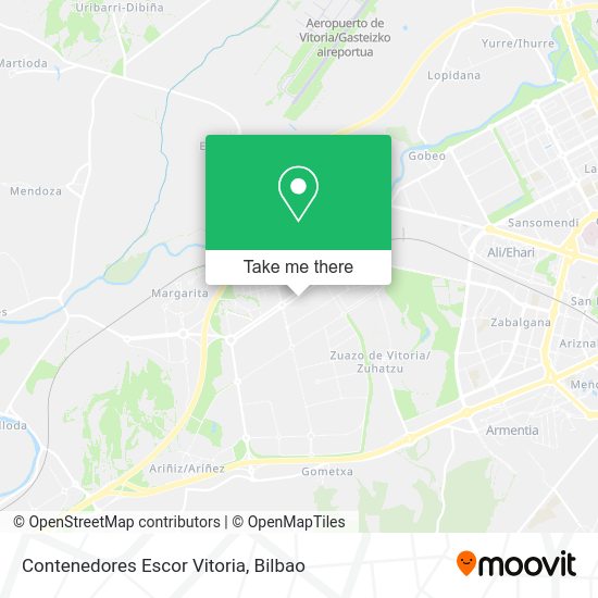 Contenedores Escor Vitoria map
