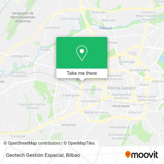 Geotech Gestión Espacial map