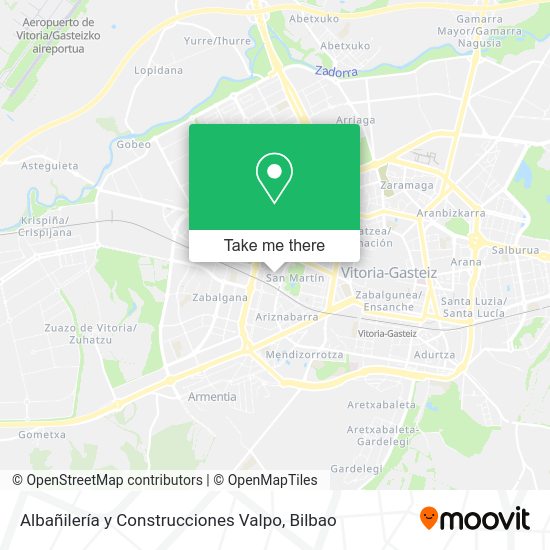 Albañilería y Construcciones Valpo map