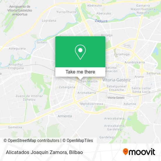Alicatados Joaquín Zamora map