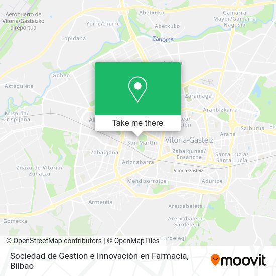 Sociedad de Gestion e Innovación en Farmacia map