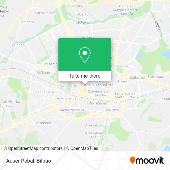 Auser Pebal map