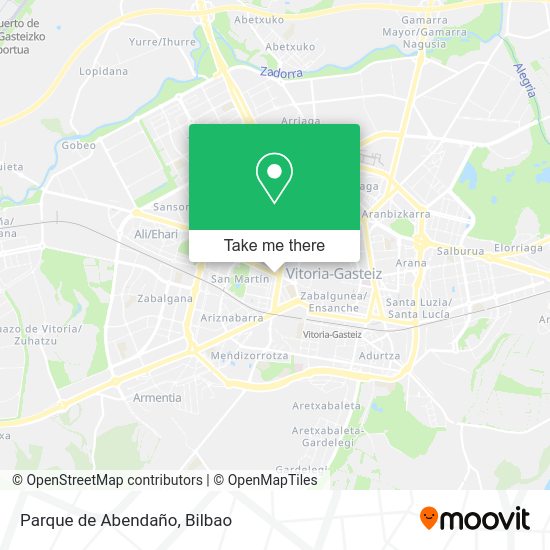 Parque de Abendaño map
