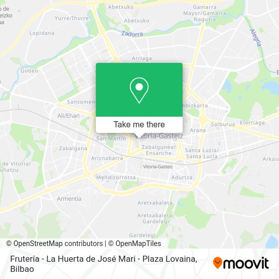 Frutería - La Huerta de José Mari - Plaza Lovaina map