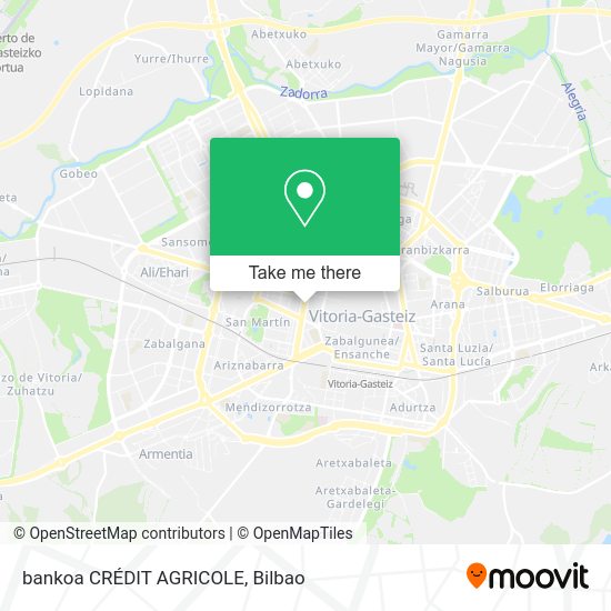 bankoa CRÉDIT AGRICOLE map