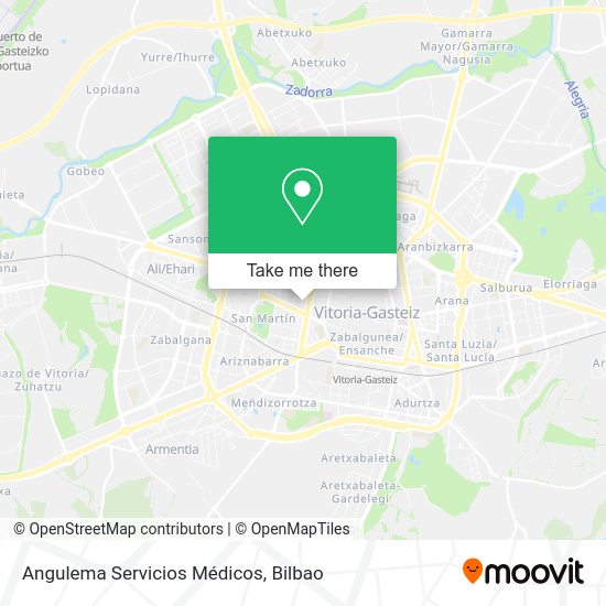 Angulema Servicios Médicos map