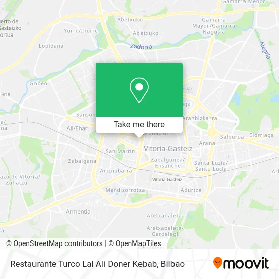 Restaurante Turco Lal Ali Doner Kebab map
