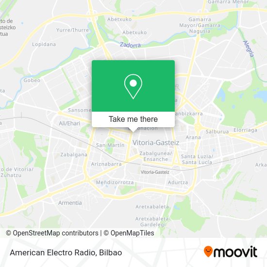 American Electro Radio map