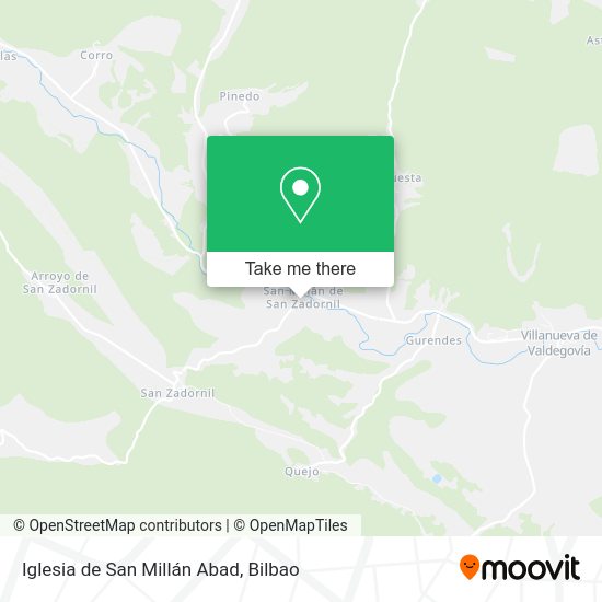 Iglesia de San Millán Abad map