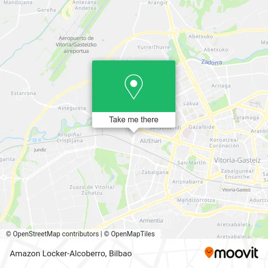 Amazon Locker-Alcoberro map