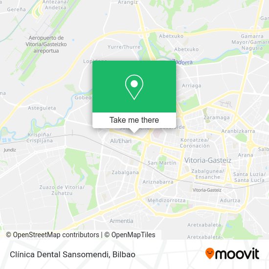 Clínica Dental Sansomendi map