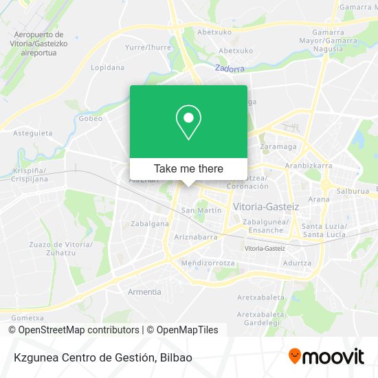 Kzgunea Centro de Gestión map