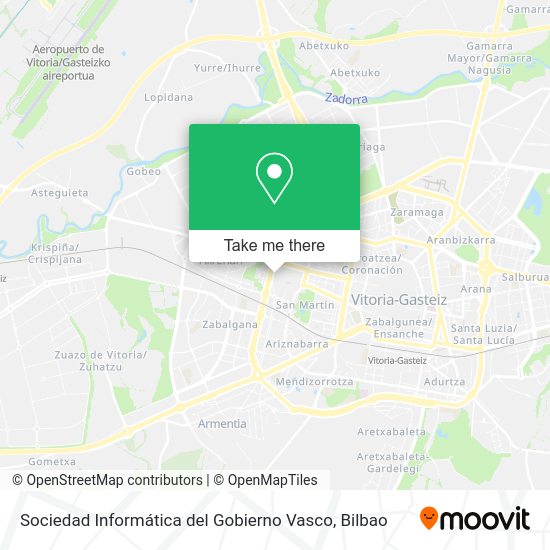 Sociedad Informática del Gobierno Vasco map