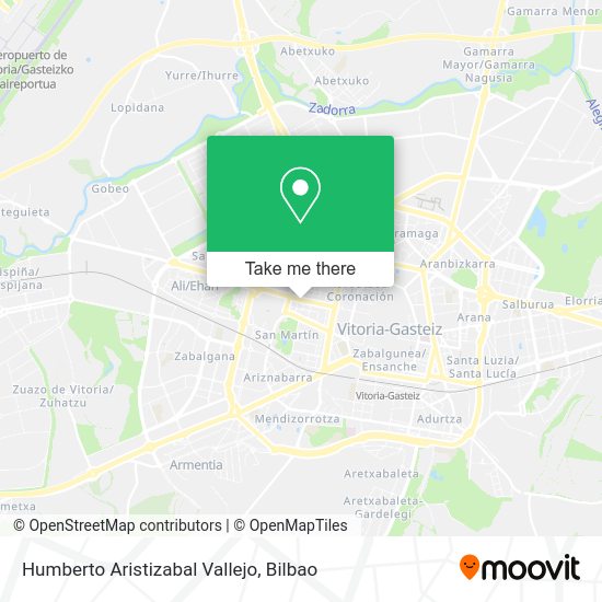 Humberto Aristizabal Vallejo map