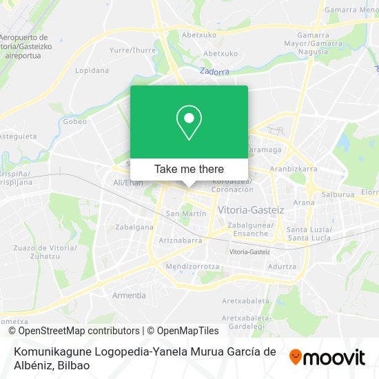 Komunikagune Logopedia-Yanela Murua García de Albéniz map
