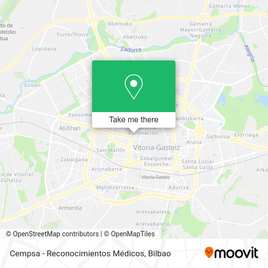 Cempsa - Reconocimientos Médicos map