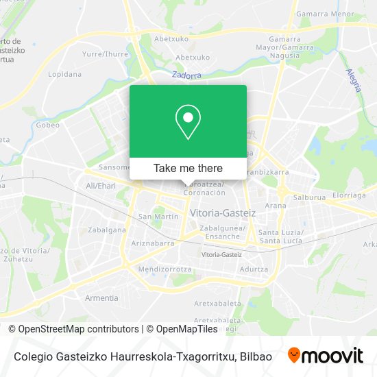 Colegio Gasteizko Haurreskola-Txagorritxu map