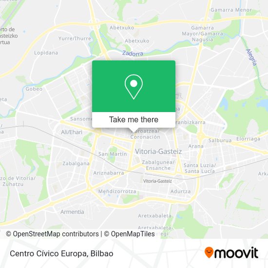 Centro Cívico Europa map