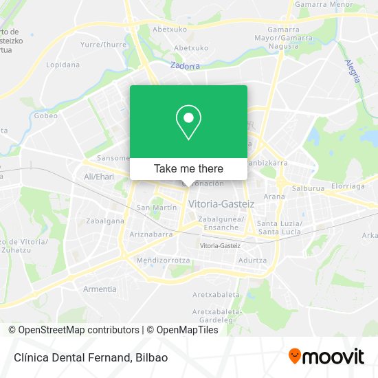 Clínica Dental Fernand map