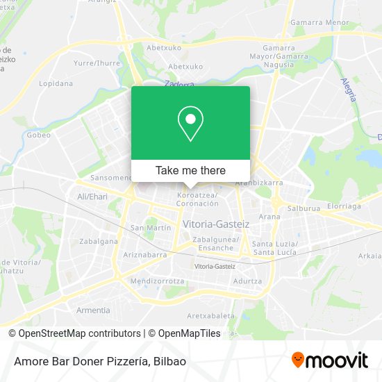 Amore Bar Doner Pizzería map