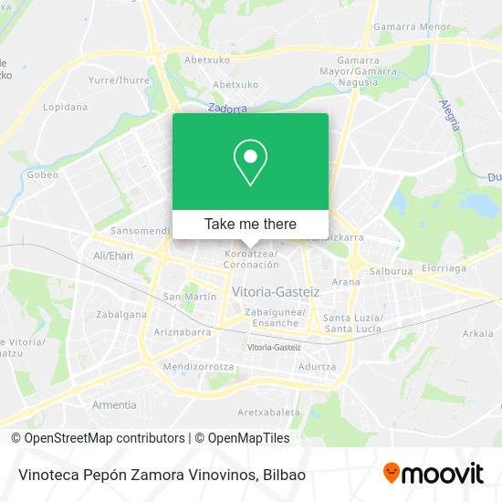 Vinoteca Pepón Zamora Vinovinos map