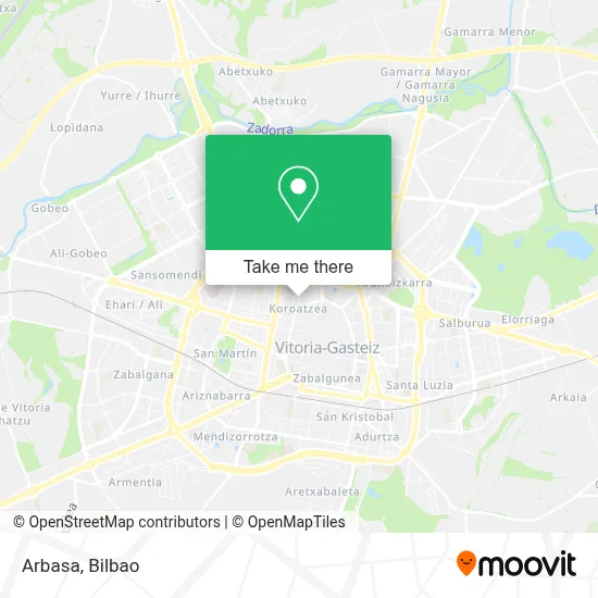 Arbasa map